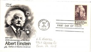 #1774 Albert Einstein – Artcraft Cachet SC22