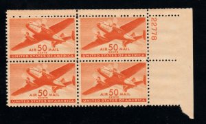 US AIRS C31 Mint OGNH  PLATE BLOCK ⭐⭐⭐⭐⭐