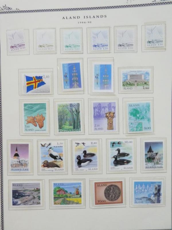 EDW1949SELL : ALAND Beautiful all VF MNH collection virtually complete 1984-2013