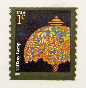 # 3758  1c Tiffany Lamp / dated 2003 - with Control # - MNH (4625c)