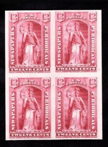 MOMEN US STAMPS #PR16P3 12c BLOCKS PROOF ON INDIA SUPERB $65++ LOT #82523-1