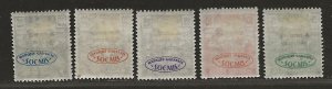 HUNGARY SC# 306-310   FVF/MH