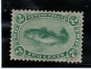 Newfoundland #24a Very Fine Mint Full Original Gum Very Lightly Hinged