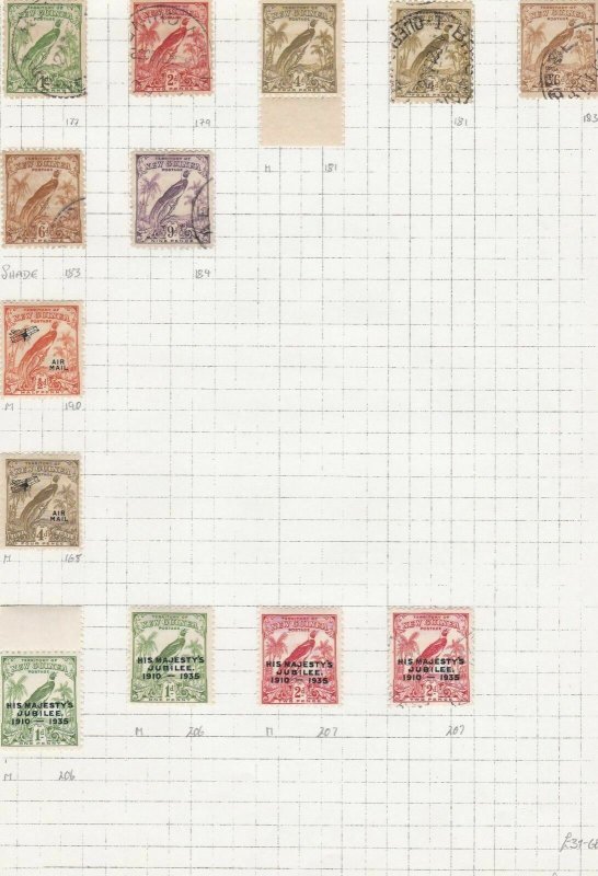 new  guinea stamps on page  ref r12929 