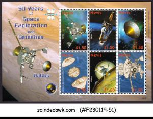 NEVIS - 2008 50 YEARS OF SPACE EXPLORATION & SATELLITE - MIN/SHT MNH