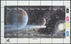 SOUTH AFRICA CISKEI #89 Never Hinged MS Complete Set (1) (Halley's Comet)