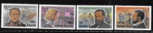 St Lucia 1981 Int'l year of disabled Sc 559-562 MNH A1785