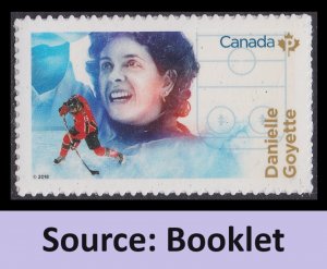 Canada 3082 Women in Winter Sports Danielle Goyette P single MNH 2018