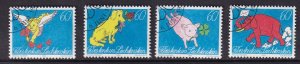 Liechtenstein   #1025-1028 cancelled  1994 letter writing