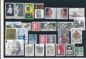 D376307 Denmark Nice selection of VFU Used stamps