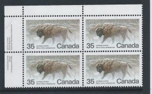 Canada #884 UL PL BL Canadian Endangered Wildlife 35¢ MNH1