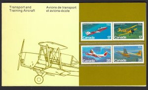 CANADA 1981 AIRCRAFT Thematic COLLECTION Card Se-tenant Pairs #903-906 OPEN PACK
