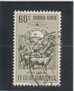 Venezuela  Scott#  C534  Used  (1951 Arms of Cojedes)