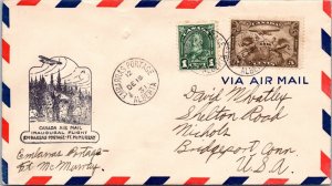 Canada FFC Airmail 1931 - Embarras Portage To Fort McMurray Alberta - J9567