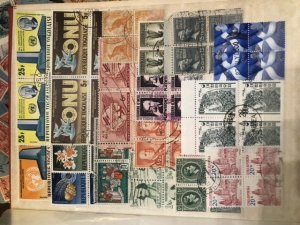 W.W Stamps In Stock Book + Some VERY OLD U.S Might Find Some Gems