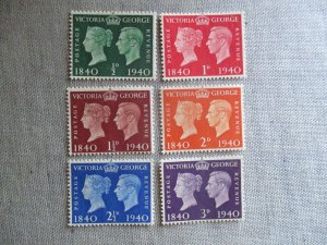 Great Britain, Scott# 252-257, MNH