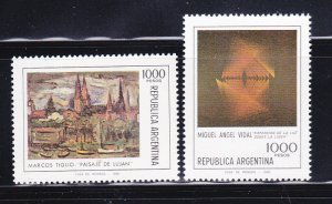 Argentina 1303-1304 Set MNH Art, Paintings (A)