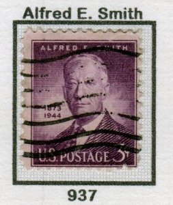 SC# 937 - (3c) - Alfred E Smith - Used Single