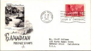 Canada 1963 FDC - Canadian Postage Stamps - Ottawa, Ontario - J3870