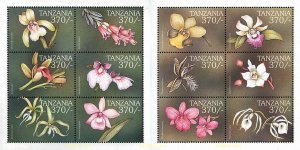 276293 MNH TANZANIA 1999 ORQUIDEAS DEL MUNDO