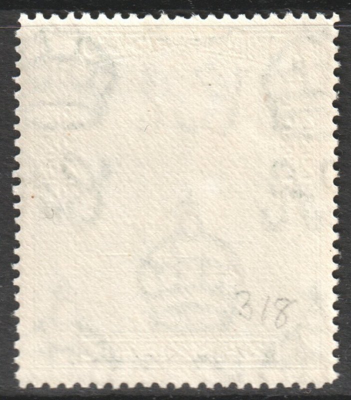 Zanzibar Scott 209 - SG318, 1936 Sultan 1/- MH*