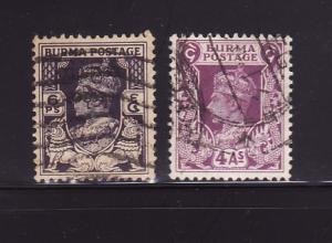 Burma 52, 60 U King George VI