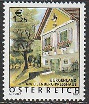 2003 Austria - Sc 1877 - MNH VF - 1 single - Wine Press House