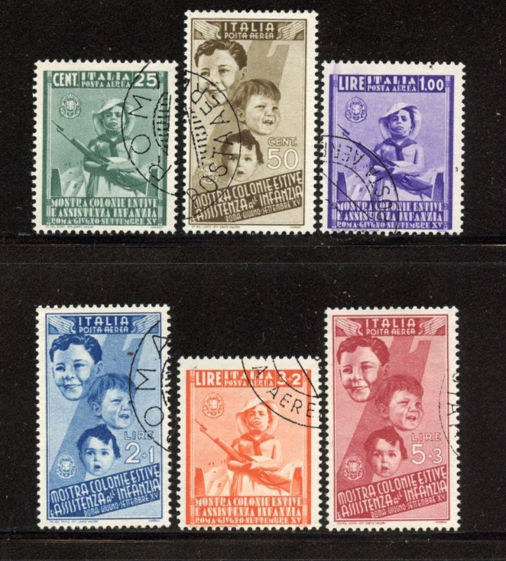 Italy,  # C89-94, Used.