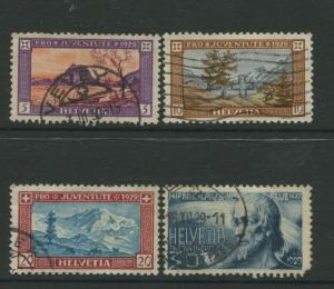 Switzerland - Scott B49-B52 - Semi Postal Issue -1929 - FU - Set of 4 Stamp