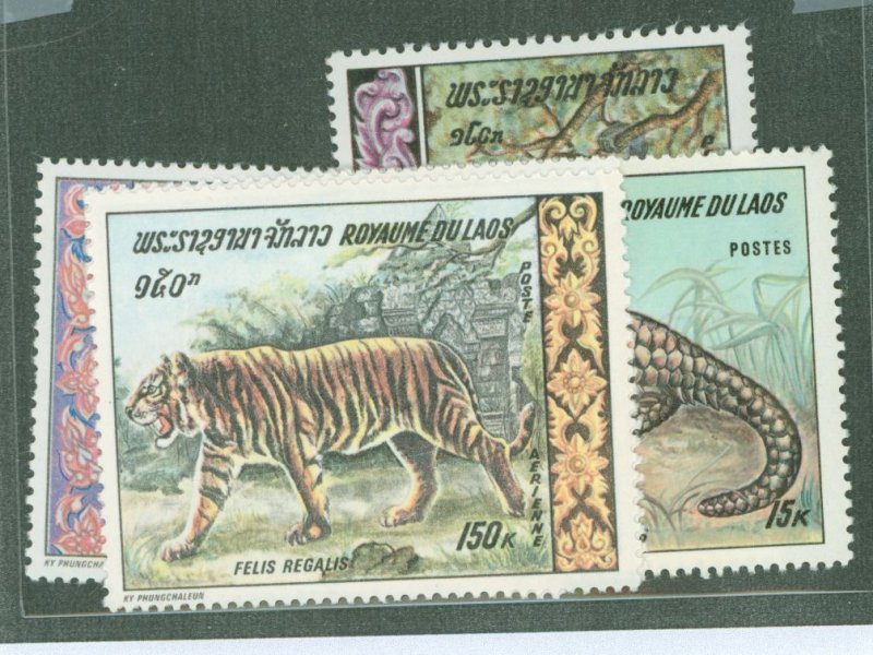 Laos #192-93/C59-61  Single (Complete Set) (Wildlife)