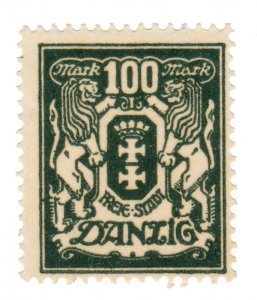 DANZIG STAMP 1923 SCOTT # 114. UNUSED