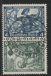 Germany Scott # B50, B52, used, tete beche, Mi# SK19