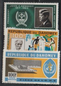Dahomey SC C30, C31, C32 Mint Never Hinged