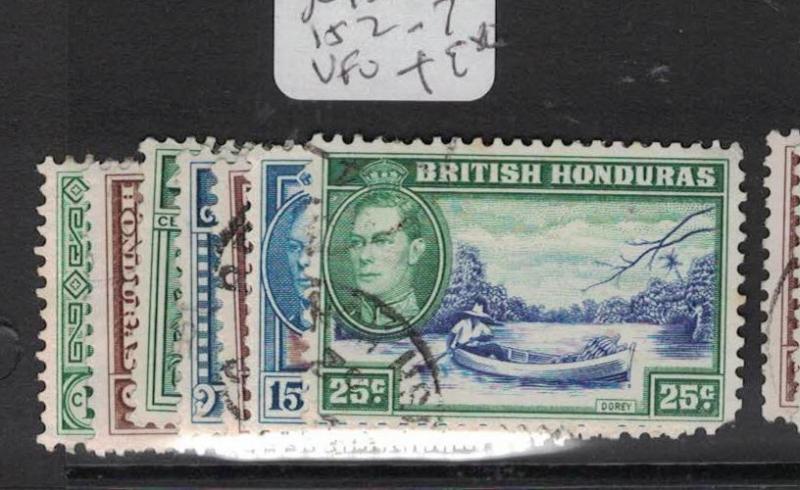 British Honduras SG 150, 152-7 VFU (2dts)