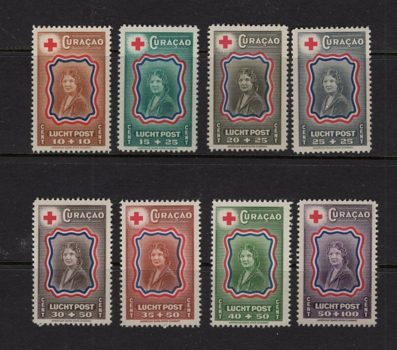 Netherlands Antilles #CB13-20 (1944 Red Cross set) VFMNH  CV $22.00