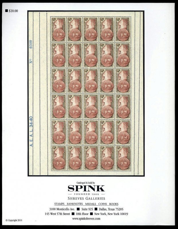 Spink Shreves catalog: The Collector's Series Mar. 24-25, 2011