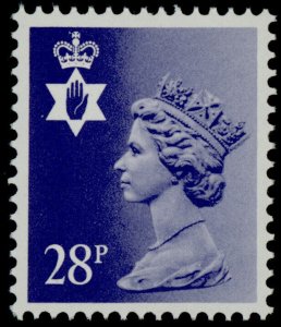 Great Britain - Northern Ireland NIMH50 MNH Queen Elizabeth Machin Head