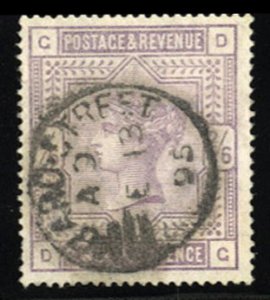 British Commonwealth - Great Britain #96 Cat$165, 1883 2sh6p lilac, used