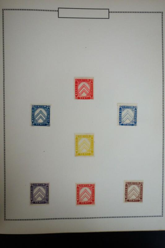 Italy Antique Revenues Stamp Collection