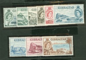 Gibraltar #132-9/141 Mint (NH) Single