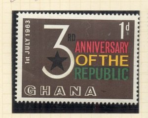 Ghana 1963 Early Issue Fine Mint Hinged 1d. NW-167930
