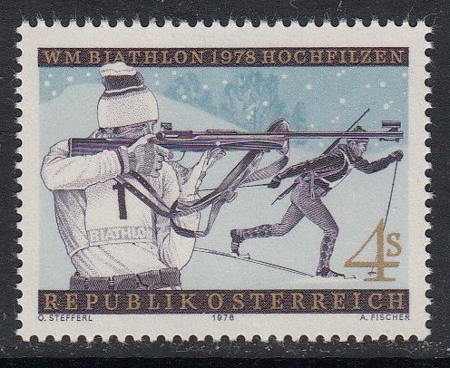 Austria 1074 Biathlon mnh