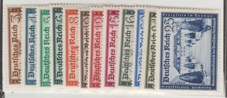Germany Scott #B148-B159 P.T.O. Stamp - Mint Set