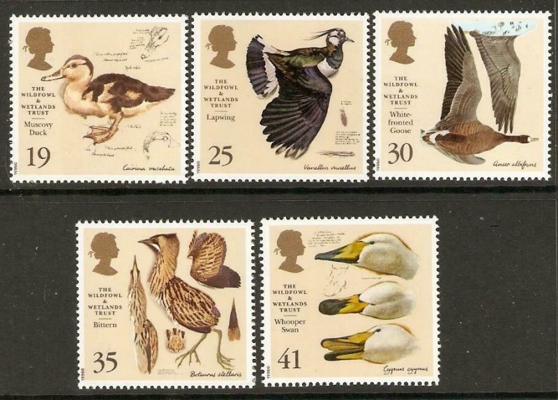 GB SG1915/9 1996 WILDFOWL MNH