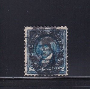 262 F-VF used neat bold cancel with nice color cv $ 1200 ! see pic ! 