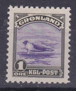 Greenland  10 MH 1945 1o Harp Seal  CV $25.00