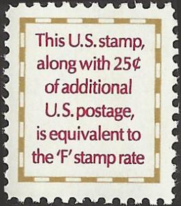 # 2521 MINT NEVER HINGED MAKE-UP STAMP