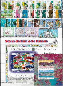 1997 San Marino complete year 36v. + 3MS MNH