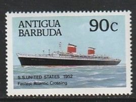 1987 Antigua - Sc 1031 - MNH VF - 1 single - SS United States