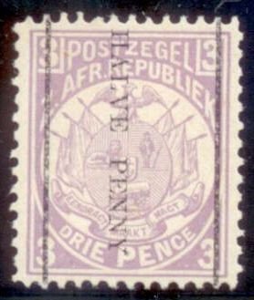 Transvaal 1885 SC# 140 MLH-OG CH5